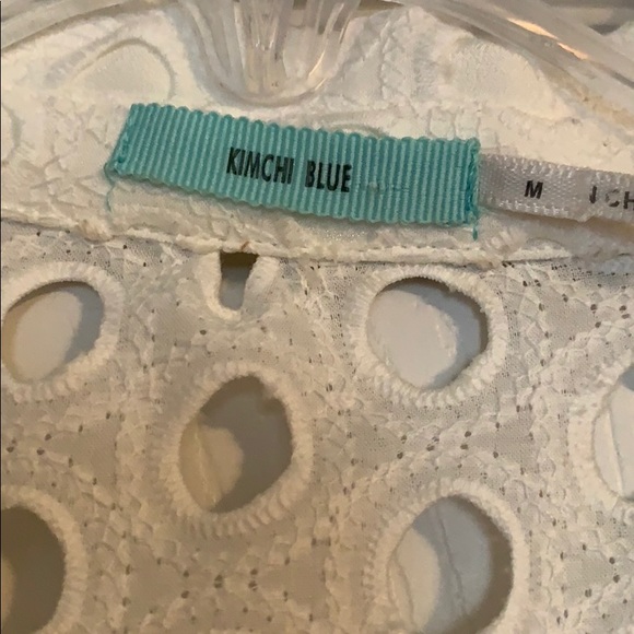 Urban Outfitters White Collared Button Up Dress - Picture 5 of 5